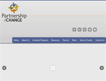 Tablet Screenshot of partnership4change.org